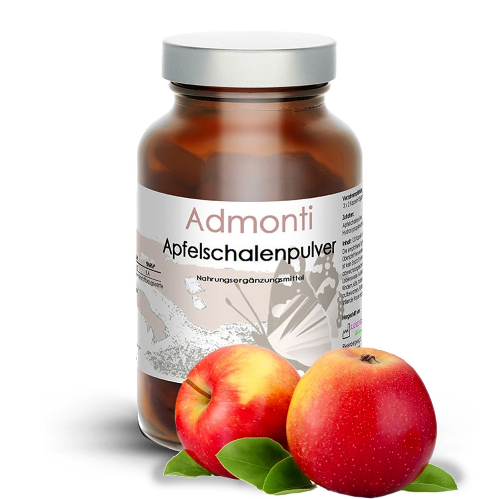 Apfelschalenpulver Kapseln