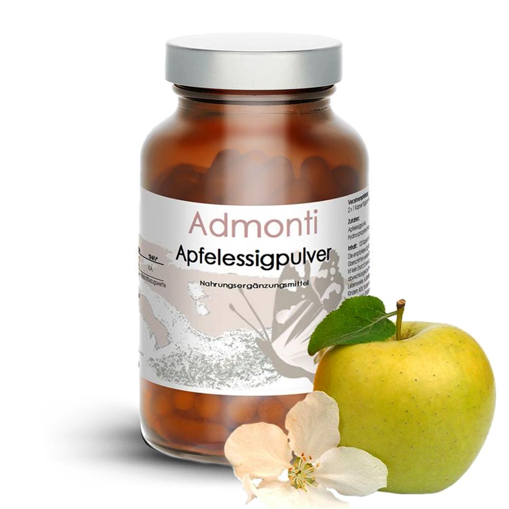 Apfelessigpulver Kapseln | Nahrungsergänzung und Supplements als Kapsel oder Pulver in unserem Onlineshop kaufen