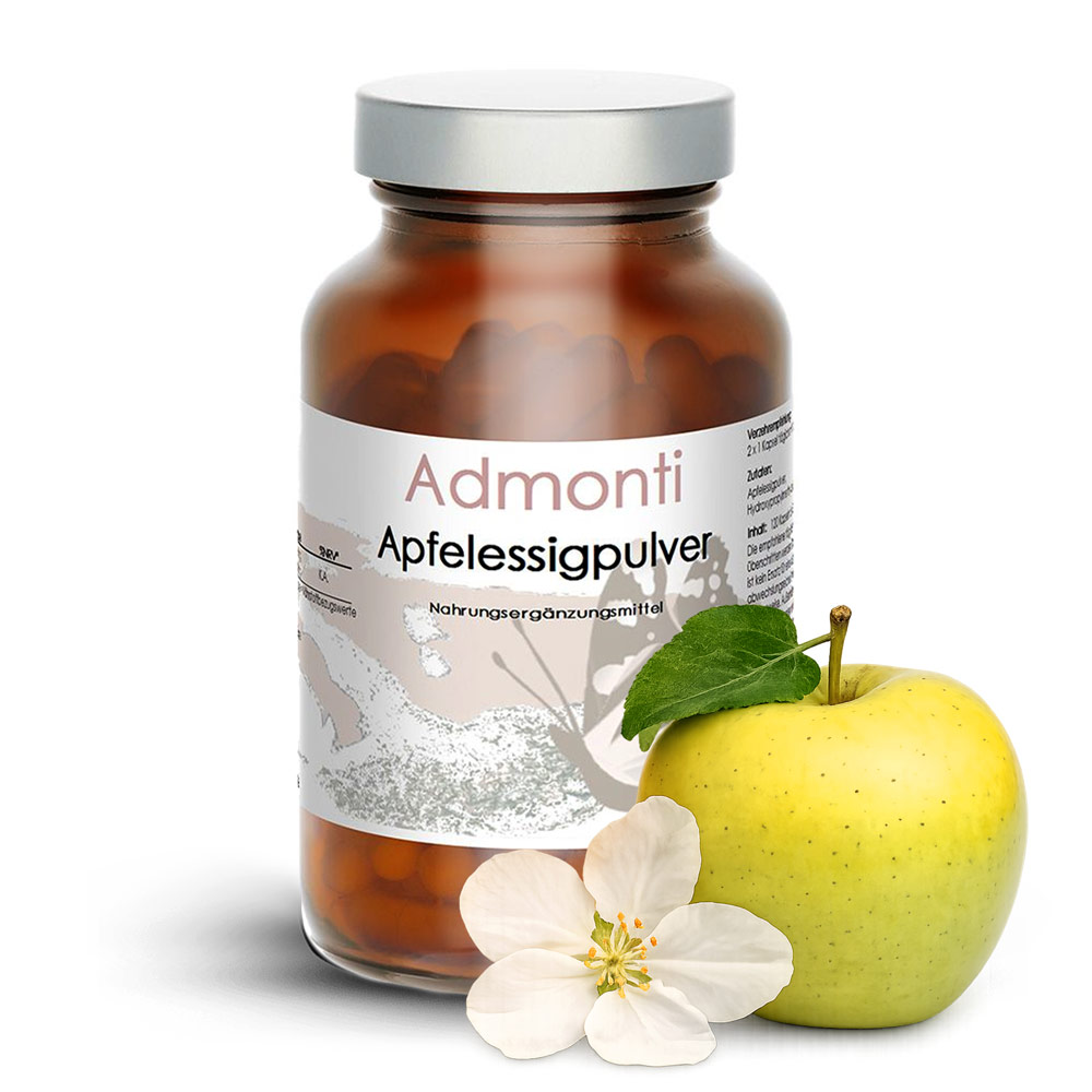 Apfelessigpulver Kapseln | Nahrungsergänzung und Supplements als Kapsel oder Pulver in unserem Onlineshop kaufen